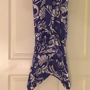 Lilly Pulitzer strapless, full length, jumpsuit.